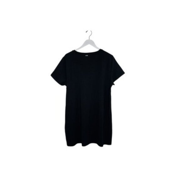 Calvin Klein Women's Logo Black T-Shirt Dress Swim Cover-up Size L NWT - Picture 2 of 4